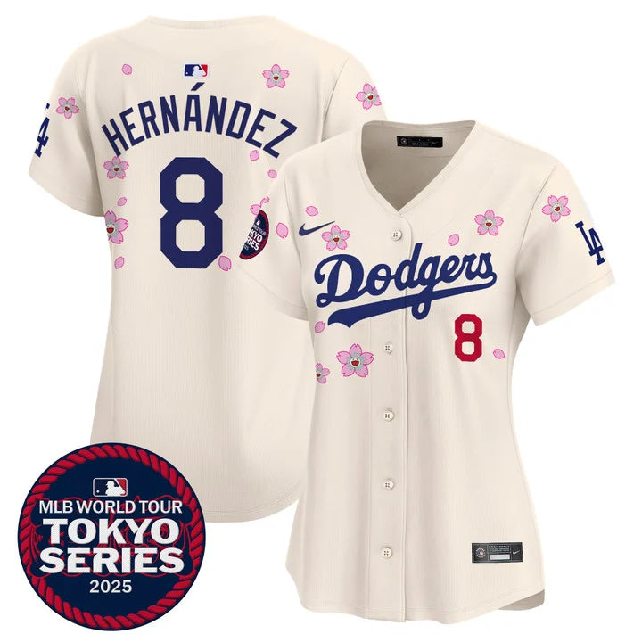 Women's Dodgers Tokyo Series 2025 Vapor Premier Limited Jersey V2 - Stitched
