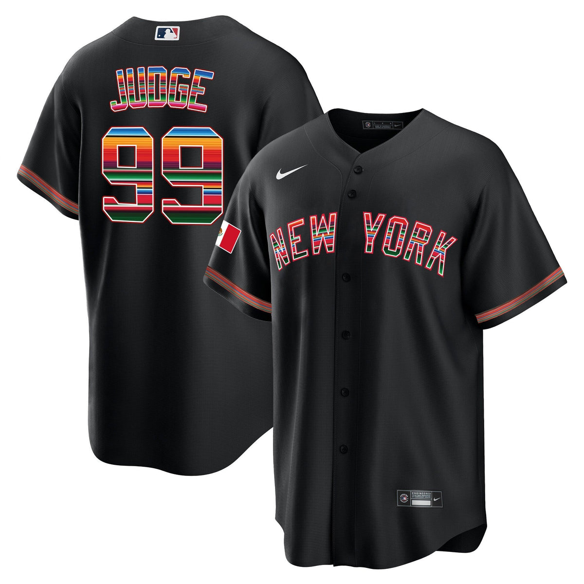 NYY Mexico Cool Base Jersey - All Stitched