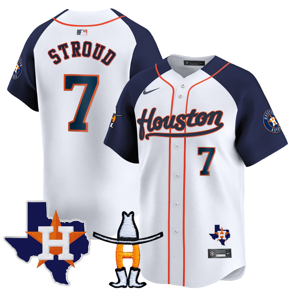 HAS Houston Rodeo Patch Vapor Premier Limited Jersey - All Stitched