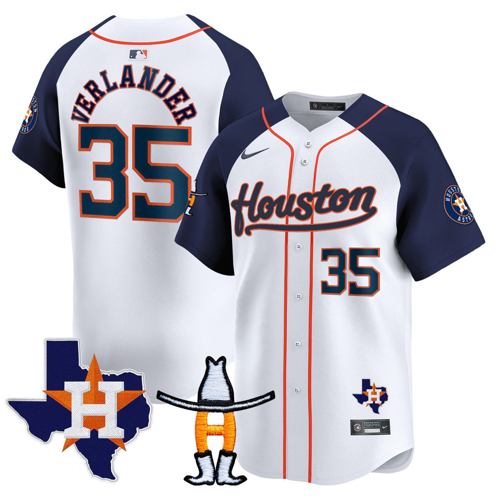 HAS Houston Rodeo Patch Vapor Premier Limited Jersey - All Stitched