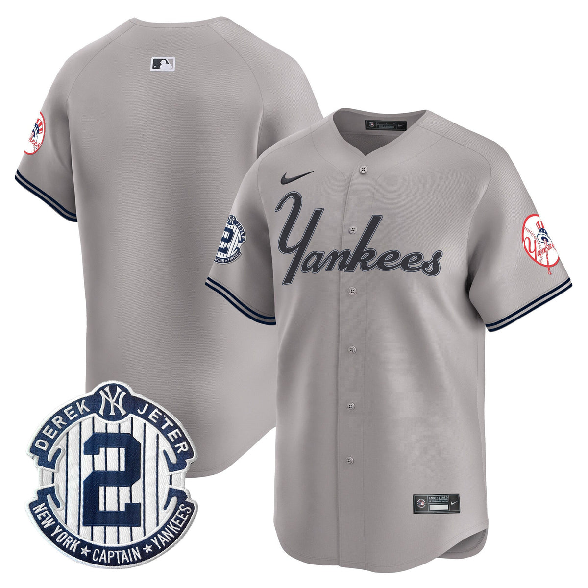 Yankees Throwback Vapor Premier Limited Jersey V2 - All Stitched