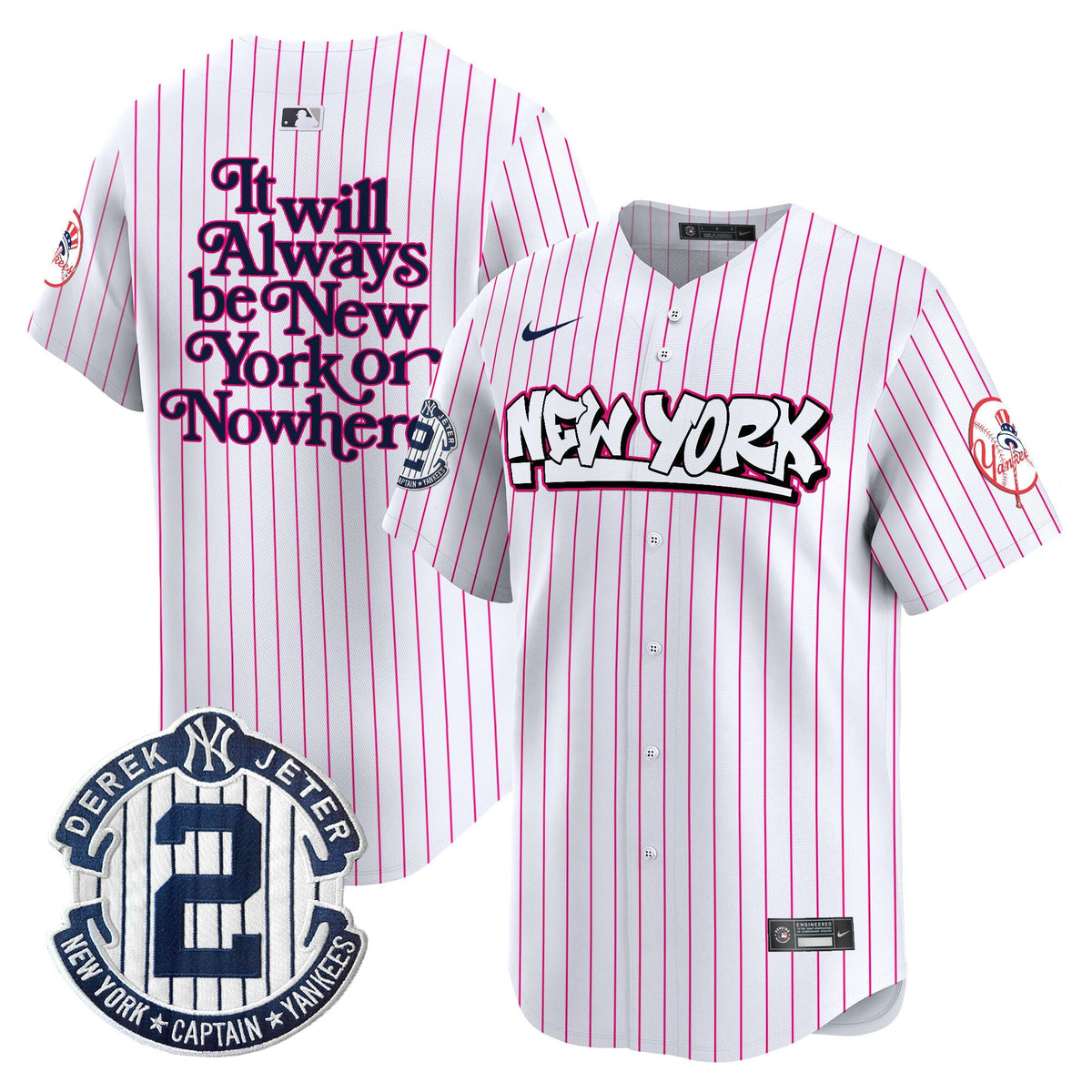 NYY Graffiti Vapor Premier Limited Jersey V2 - All Stitched