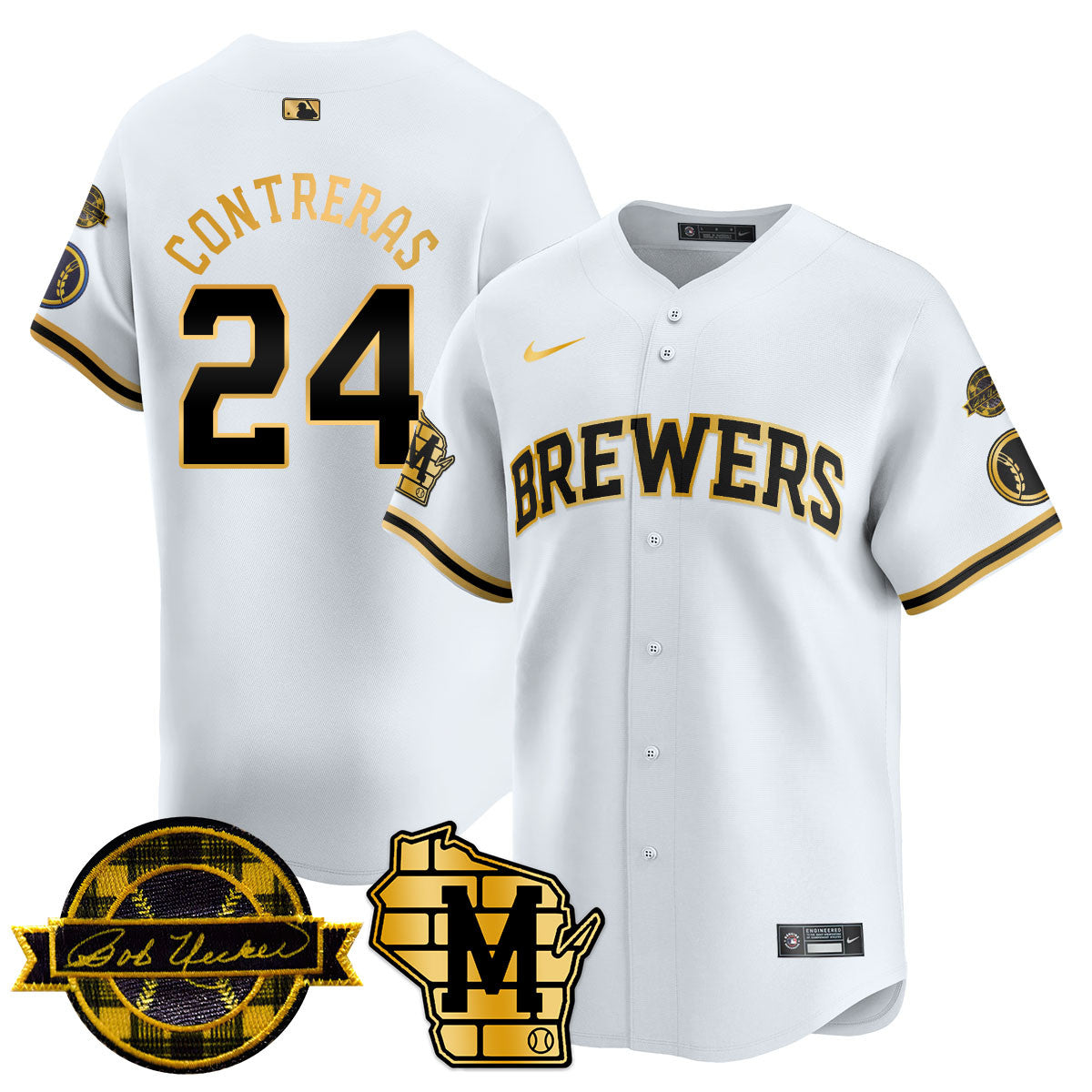 MIL 2025 Limited Jersey - Bob Uecker Patch - All Stitched