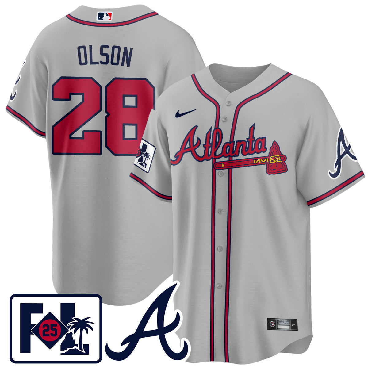 ATL 2025 Spring Training Jersey - All Stitched