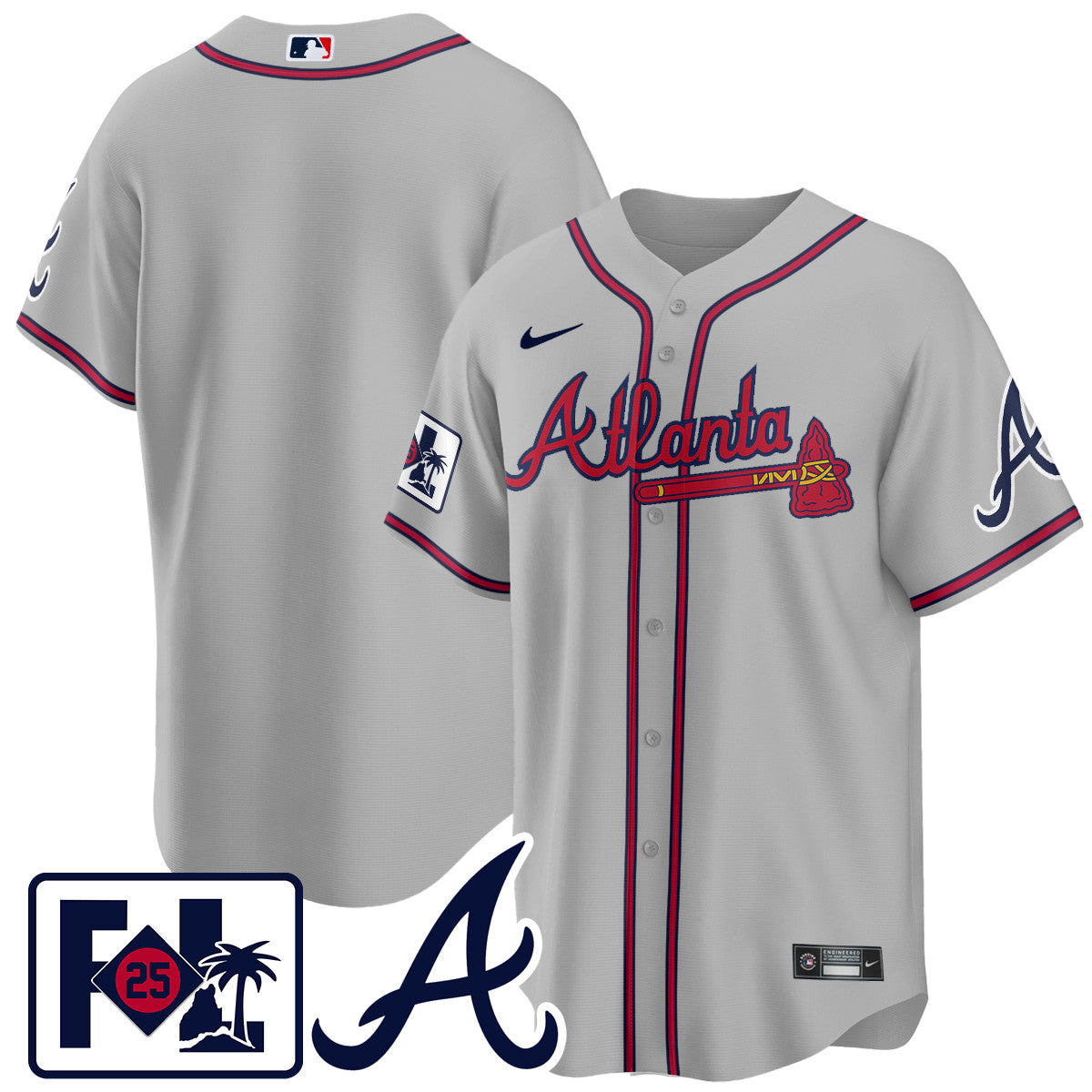 ATL 2025 Spring Training Jersey - All Stitched