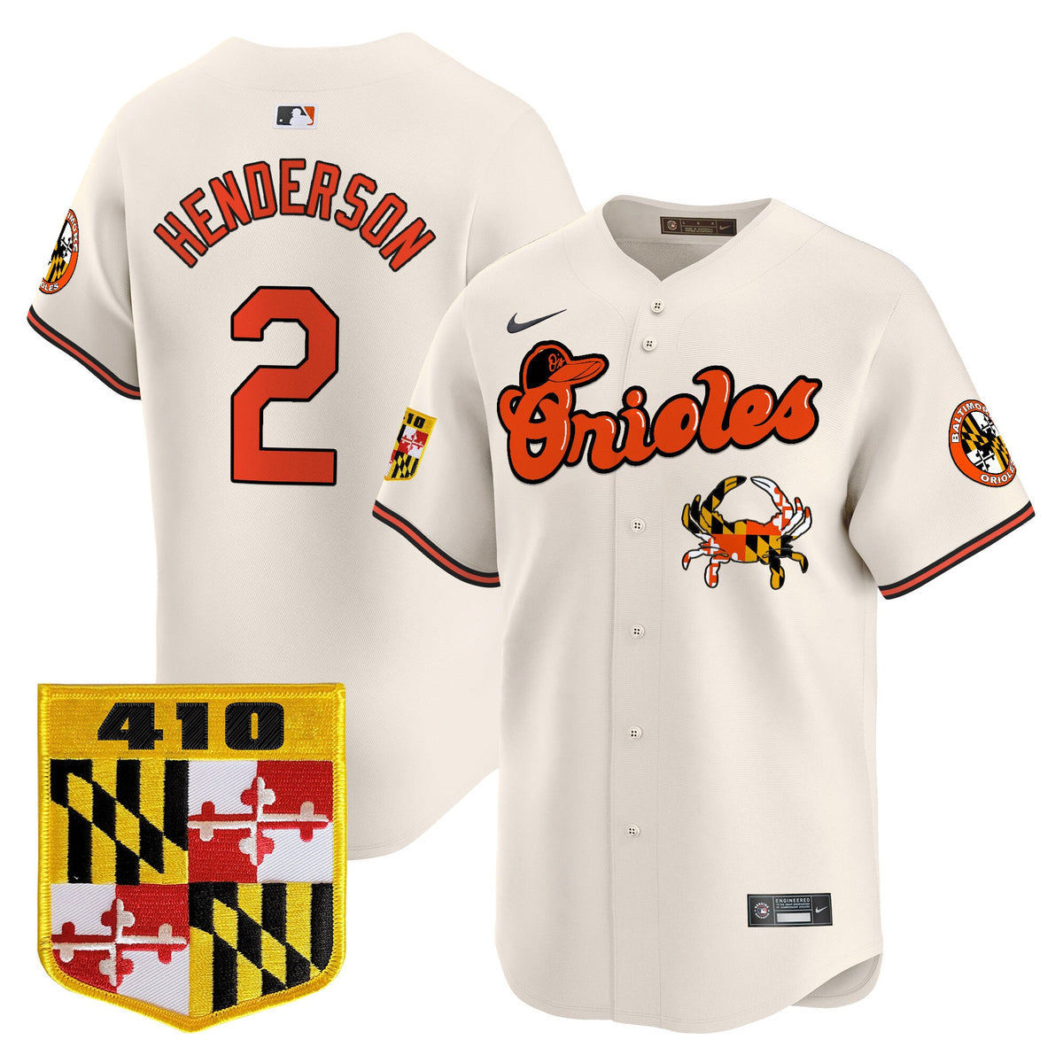 BAL 410 & Chesapeake Crab Patch Vapor Premier Limited Jersey - Stitched