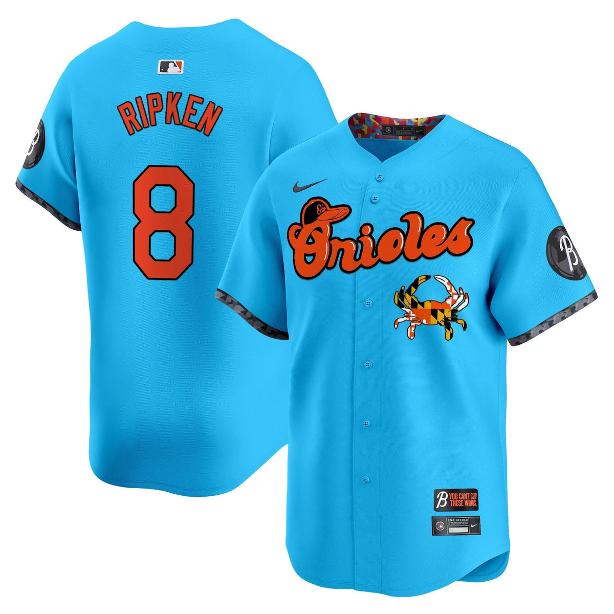 BAL Maryland Blue Crab Vapor Premier Limited Jersey - All Stitched
