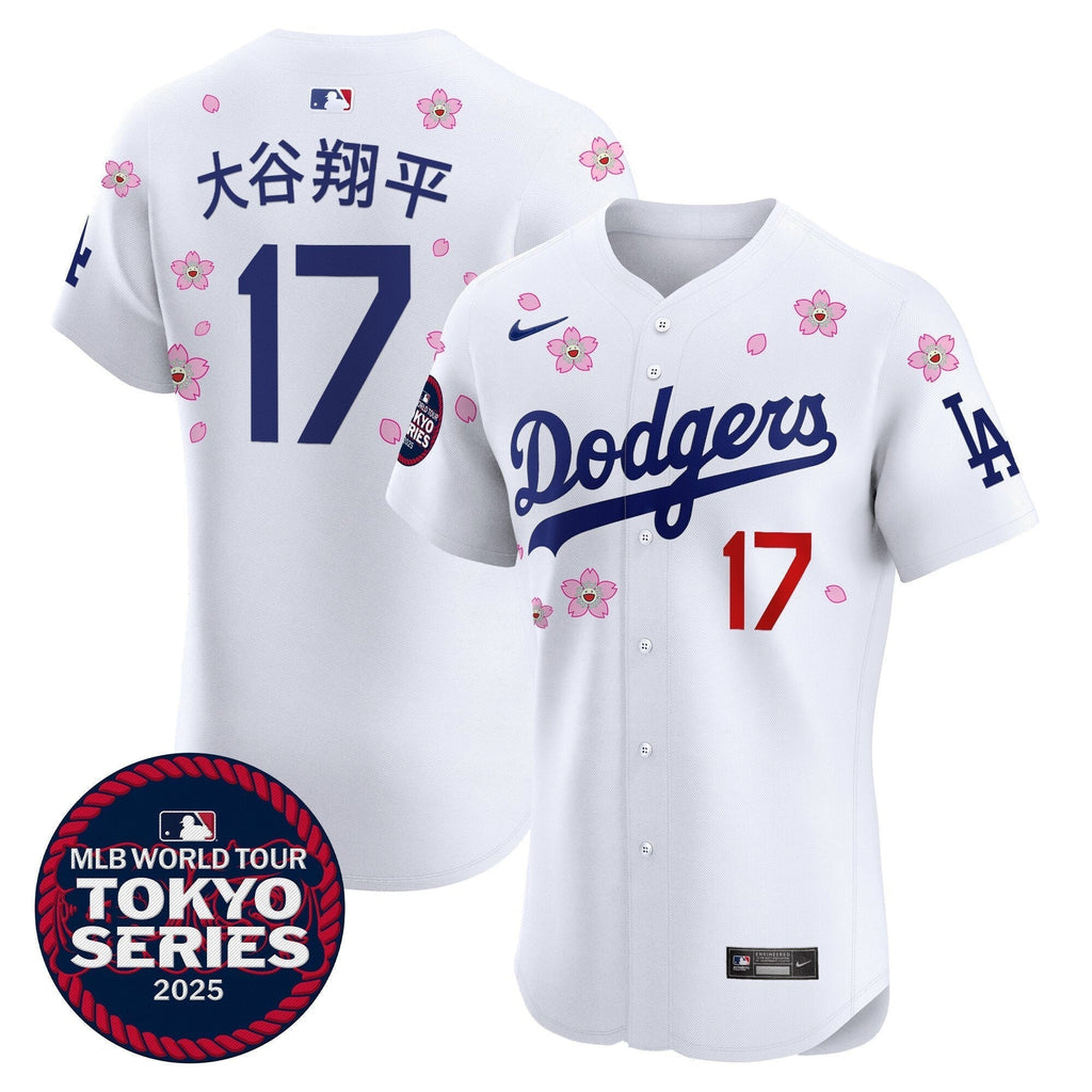 Dodgers Tokyo Series 2025 Vapor Premier Elite Jersey - Stitched
