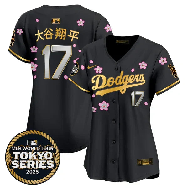 Women's Dodgers Tokyo Series 2025 Vapor Premier Limited Jersey V2 - Stitched