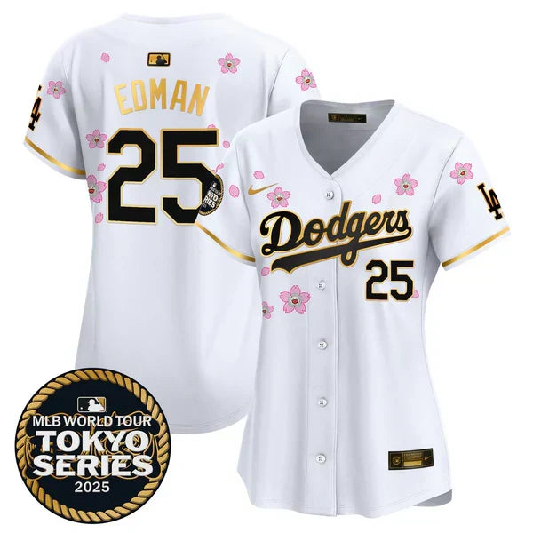 Women's Dodgers Tokyo Series 2025 Vapor Premier Limited Jersey V2 - Stitched