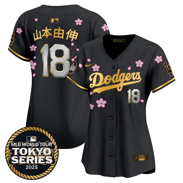 Women's Dodgers Tokyo Series 2025 Vapor Premier Limited Jersey V2 - Stitched