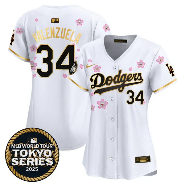 Women's Dodgers Tokyo Series 2025 Vapor Premier Limited Jersey V2 - Stitched