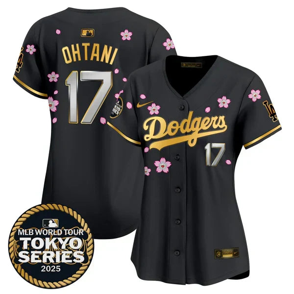 Women's Dodgers Tokyo Series 2025 Vapor Premier Limited Jersey V2 - Stitched
