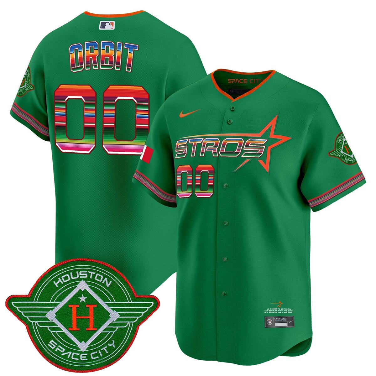 Astros 2025 City Connect Mexico Vapor Premier Limited Jersey - All Stitched