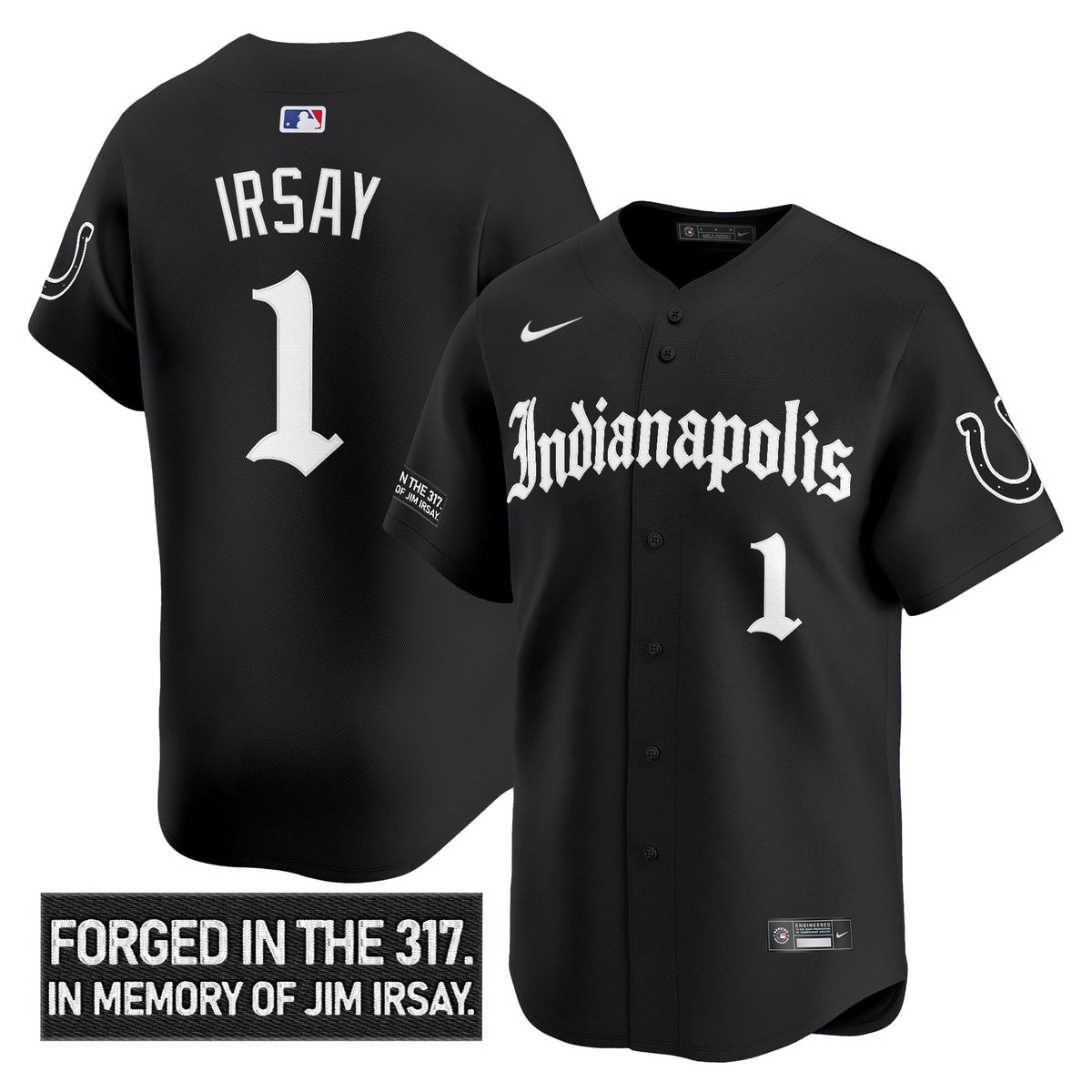IND 'Jim Irsay Tribute' Vapor Baseball Jersey - All Stitched
