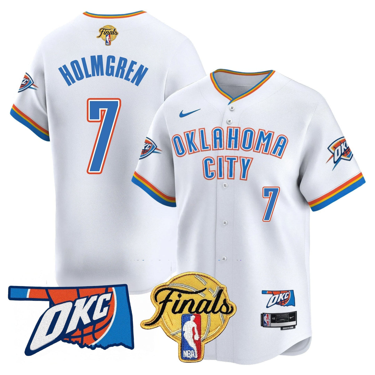 OKC Baseball Jersey - Final Patch - All Stitched