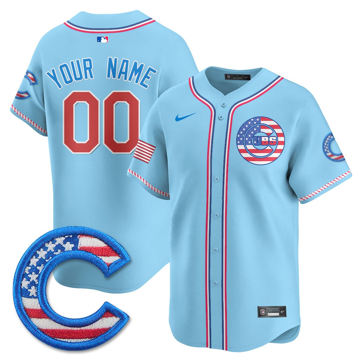 CHC 2025 Fourth of July Jersey - All Stitched