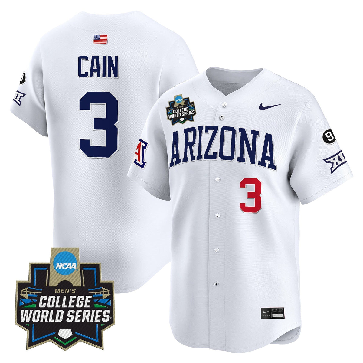 ARIZ 2025 World Series Vapor Premier Limited Jersey - All Stitched