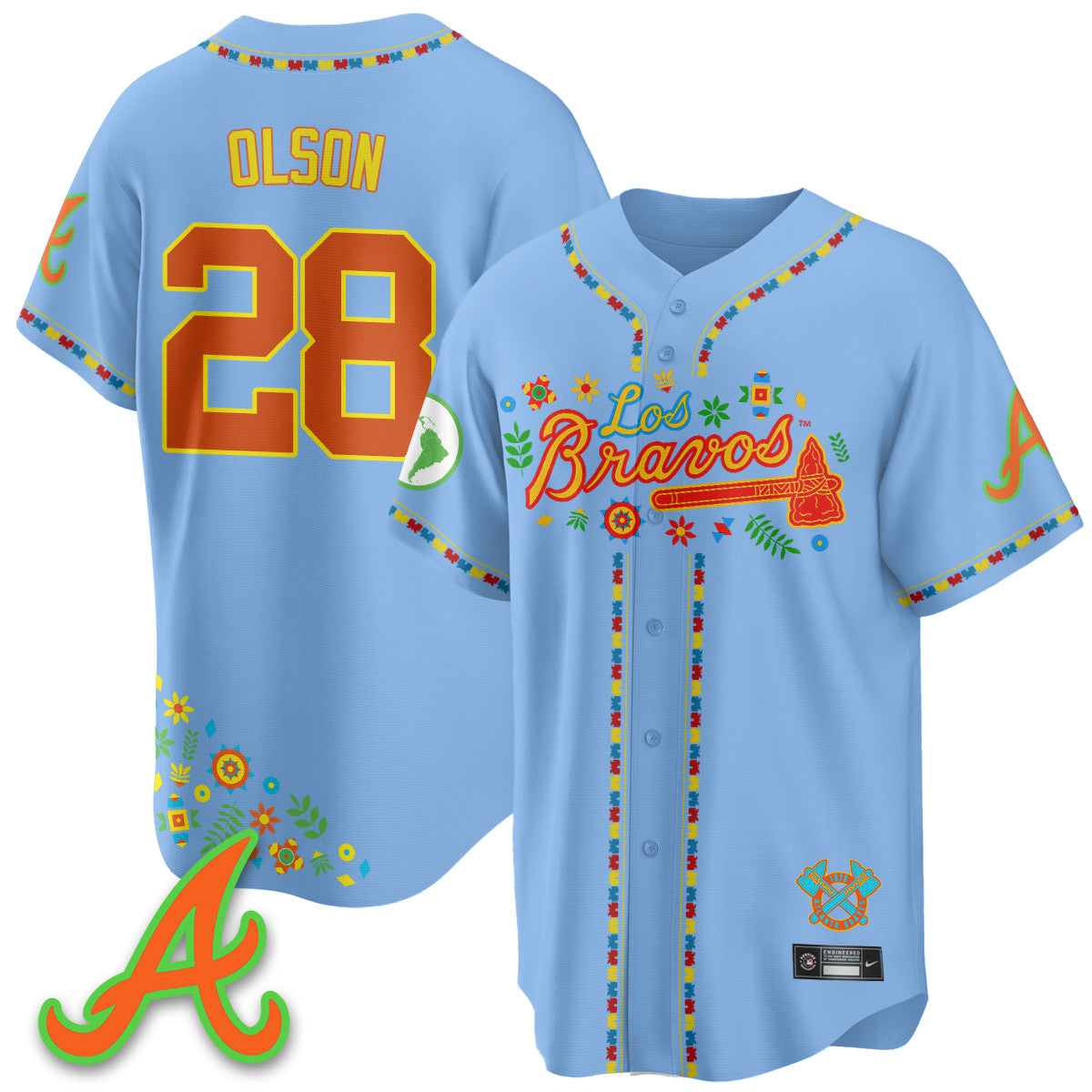 ATL 2025 "Los Bravos" Men Jersey - All Stitched
