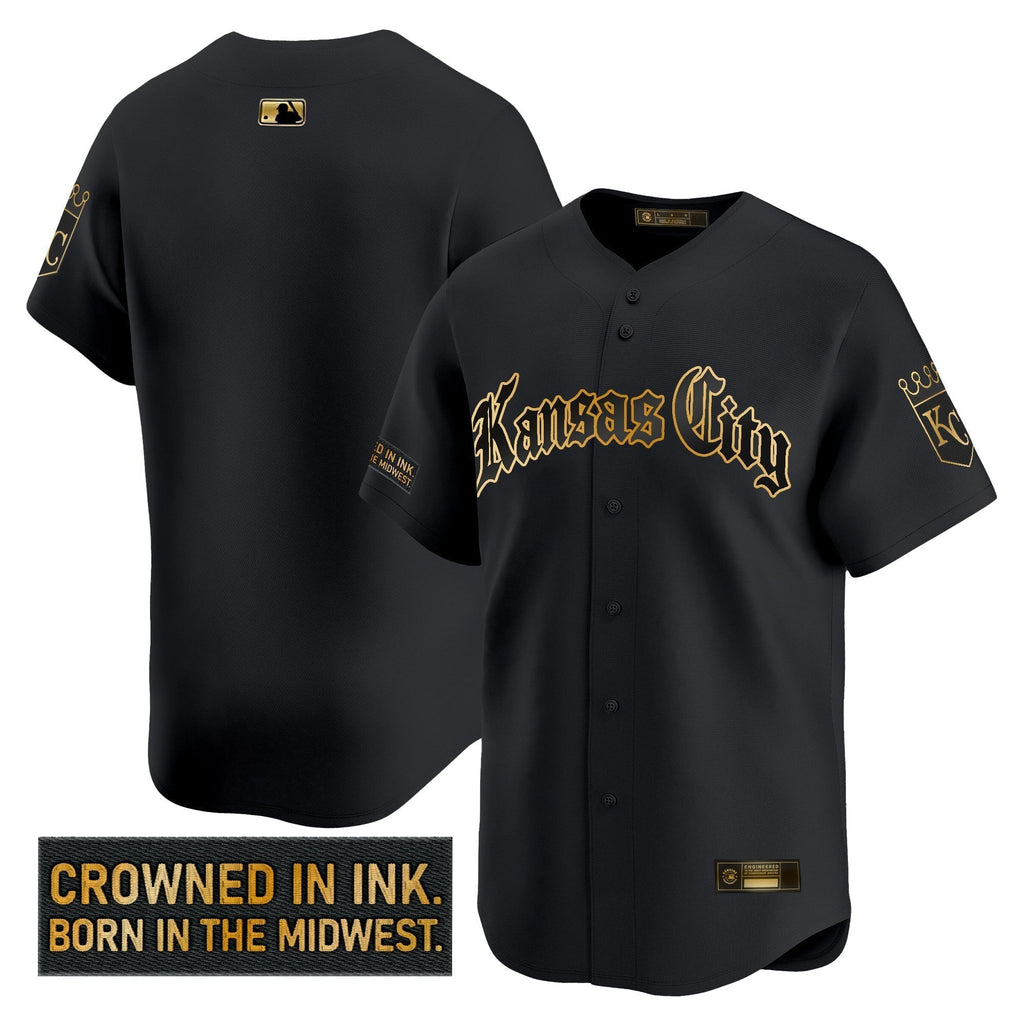 KC 'Gothic Crown Edition' Gold Vapor Premier Limited Jersey - All Stitched