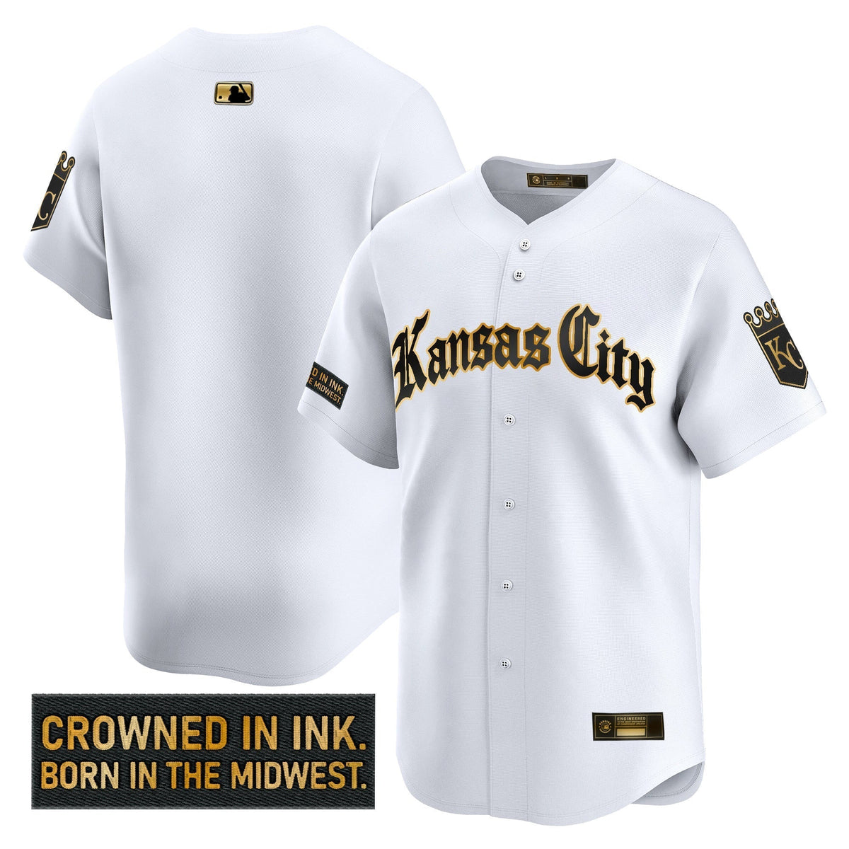 KC 'Gothic Crown Edition' Gold Vapor Premier Limited Jersey - All Stitched