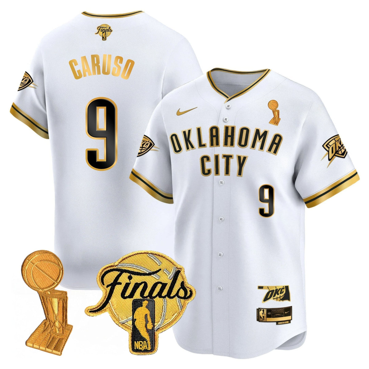 OKC Baseball Jersey - Final Patch - All Stitched