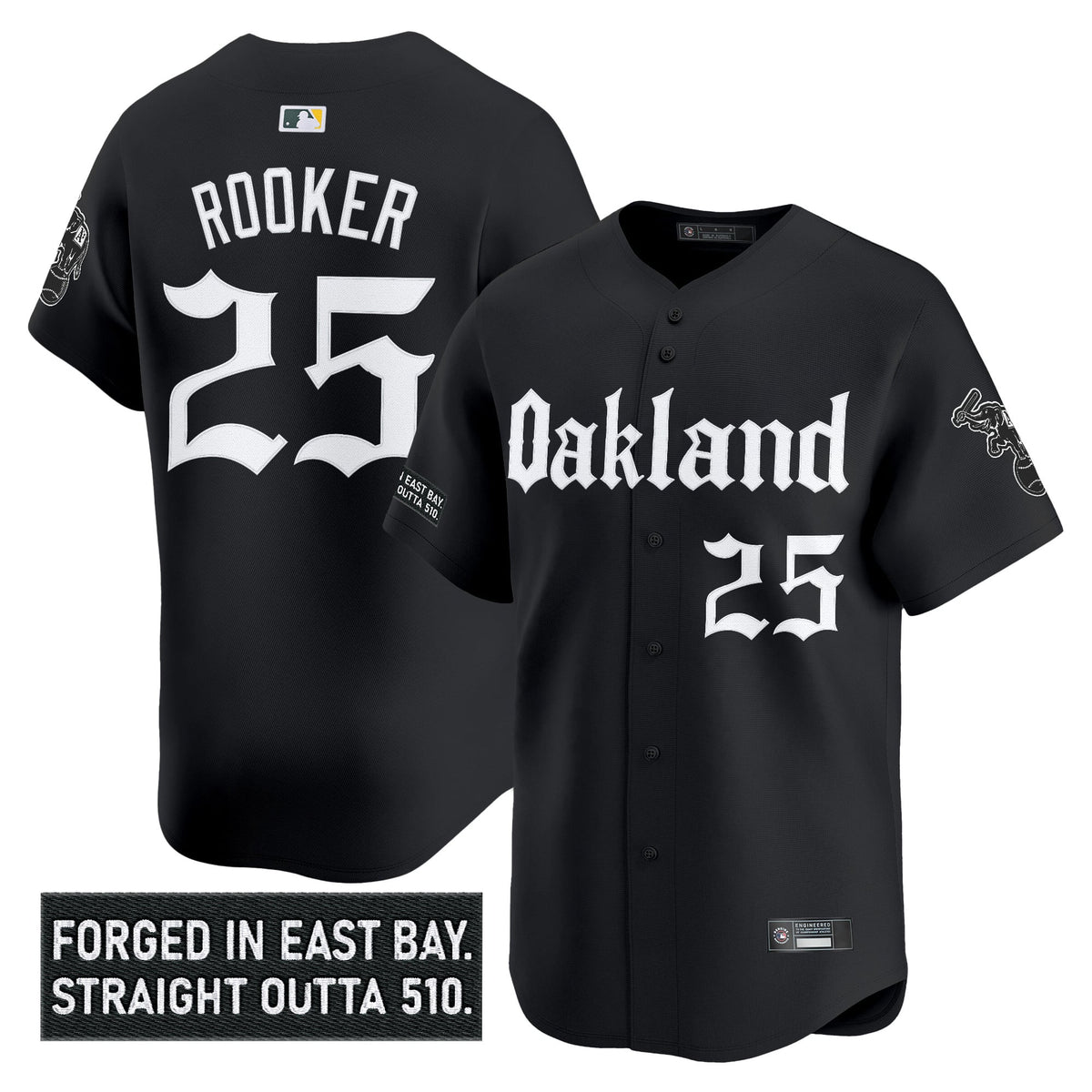 OAK 'Gothic East Bay Edition' Vapor Premier Limited Jersey - All Stitched