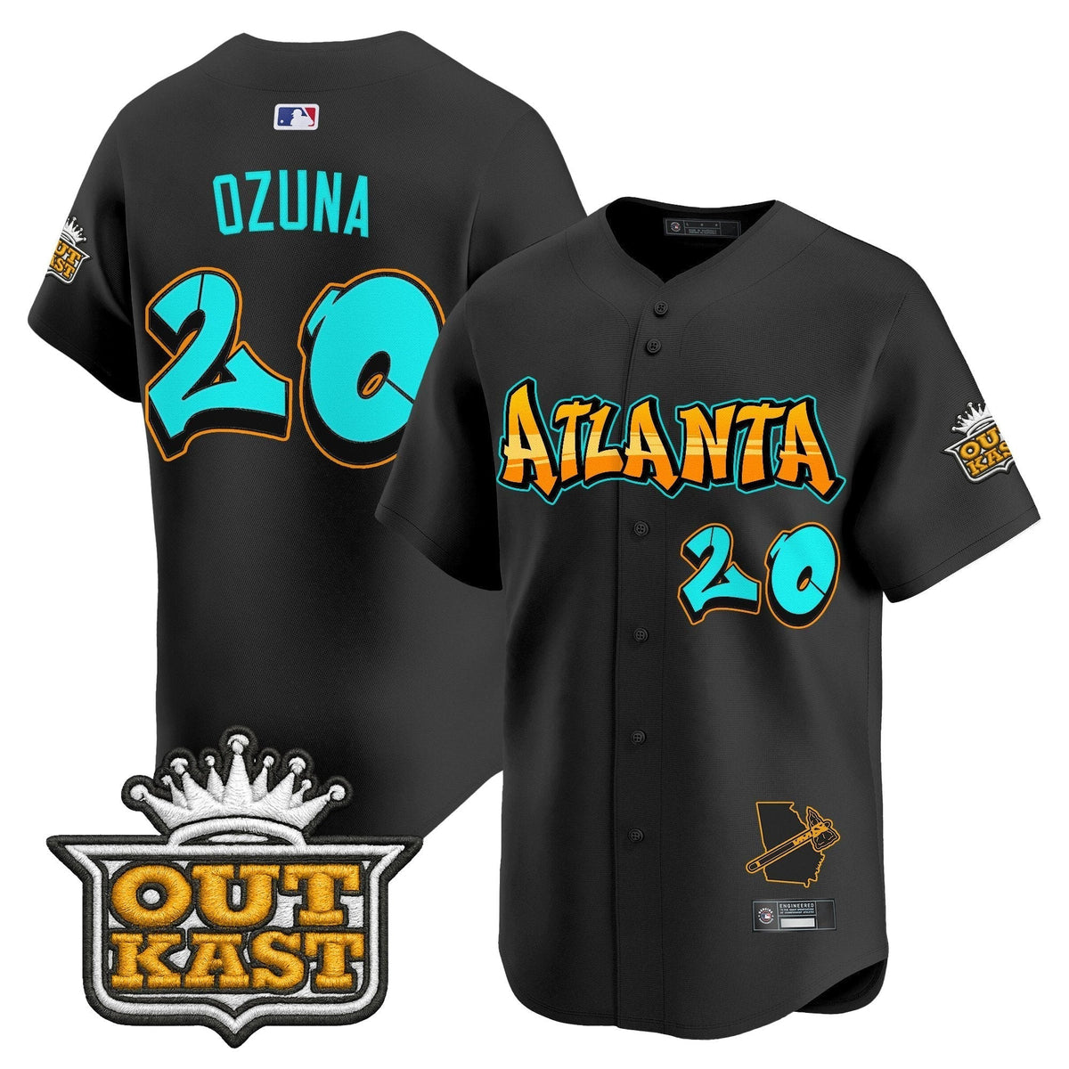 ATL 'Graffiti A-Town Edition' Vapor Premier Limited Jersey - All Stitched