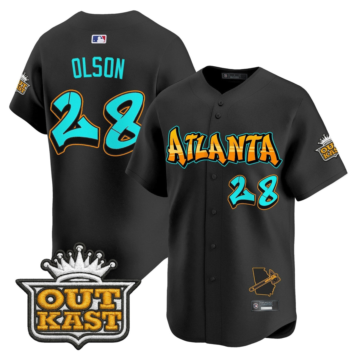 ATL 'Graffiti A-Town Edition' Vapor Premier Limited Men Jersey - All Stitched
