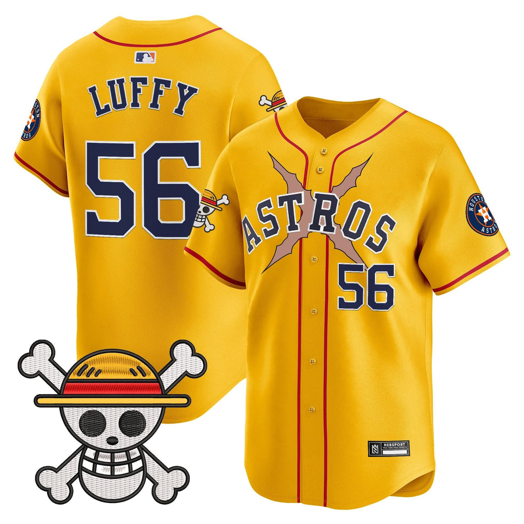 HOU x One Piece 2025 Vapor Premier Limited Jersey - All Stitched