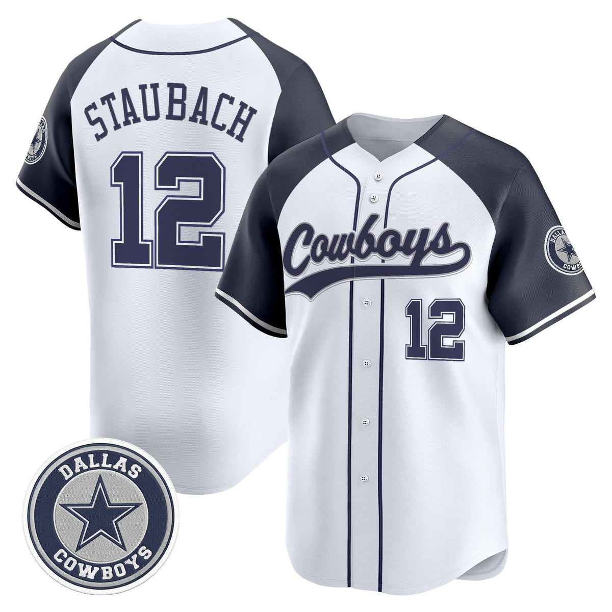 DAL Vapor Baseball Jersey - All Stitched