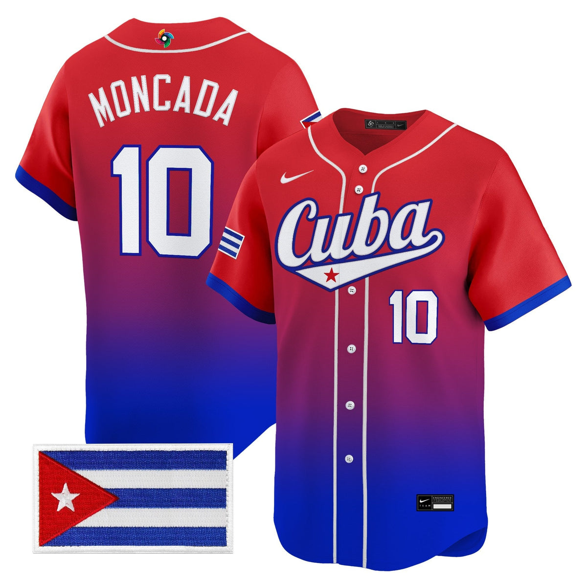 Team Cuba World Baseball Classic Vapor Premier Jersey - 2026 Roster - All Stitched