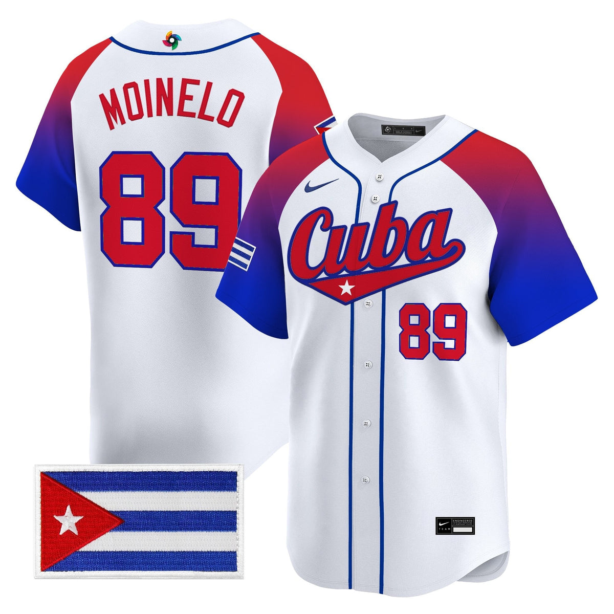 Team Cuba World Baseball Classic Vapor Premier Jersey - 2026 Roster - All Stitched