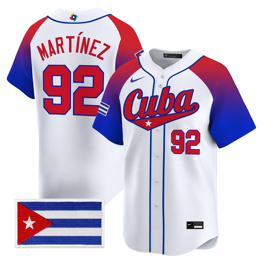 Team Cuba World Baseball Classic Vapor Premier Jersey - 2026 Roster - All Stitched