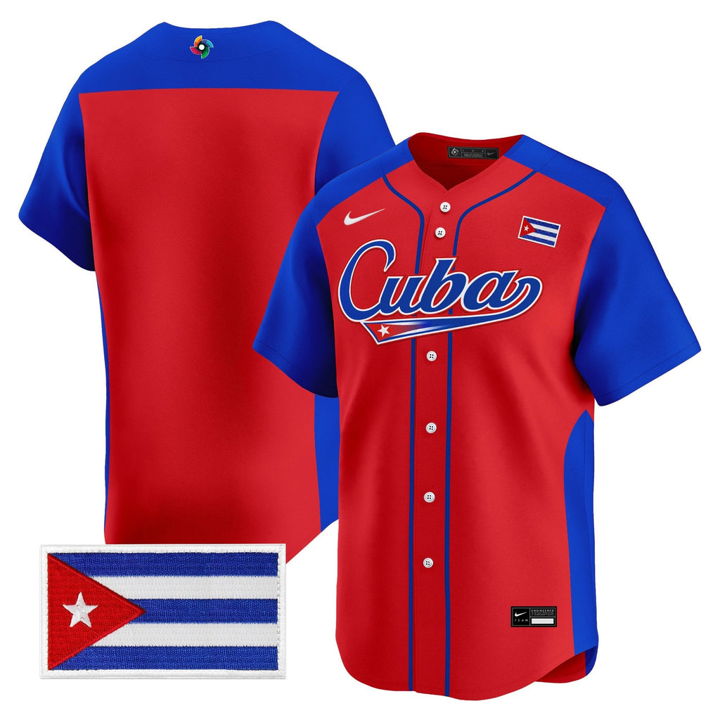 Team Cuba World Baseball Classic Vapor Premier Jersey - 2026 Roster - All Stitched
