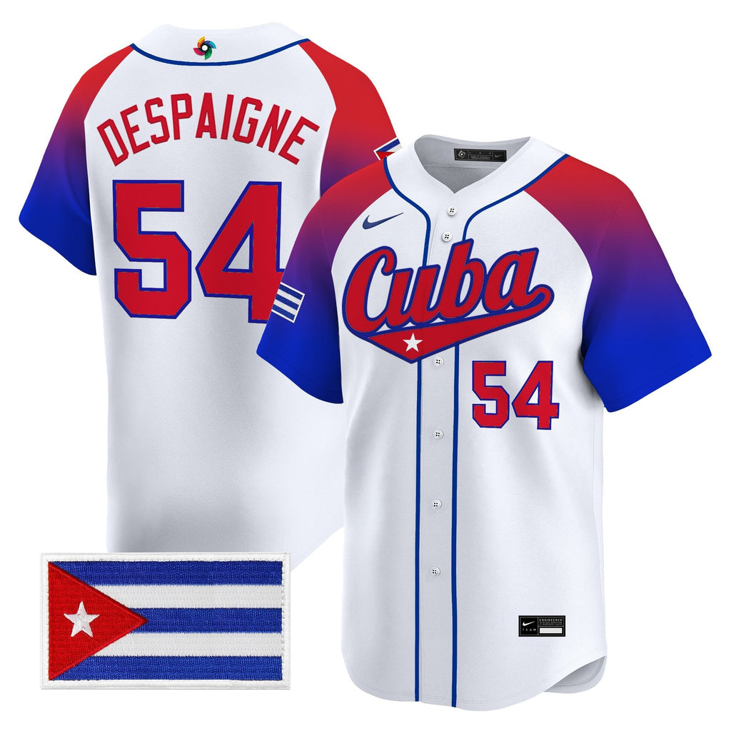 Team Cuba World Baseball Classic Vapor Premier Jersey - 2026 Roster - All Stitched