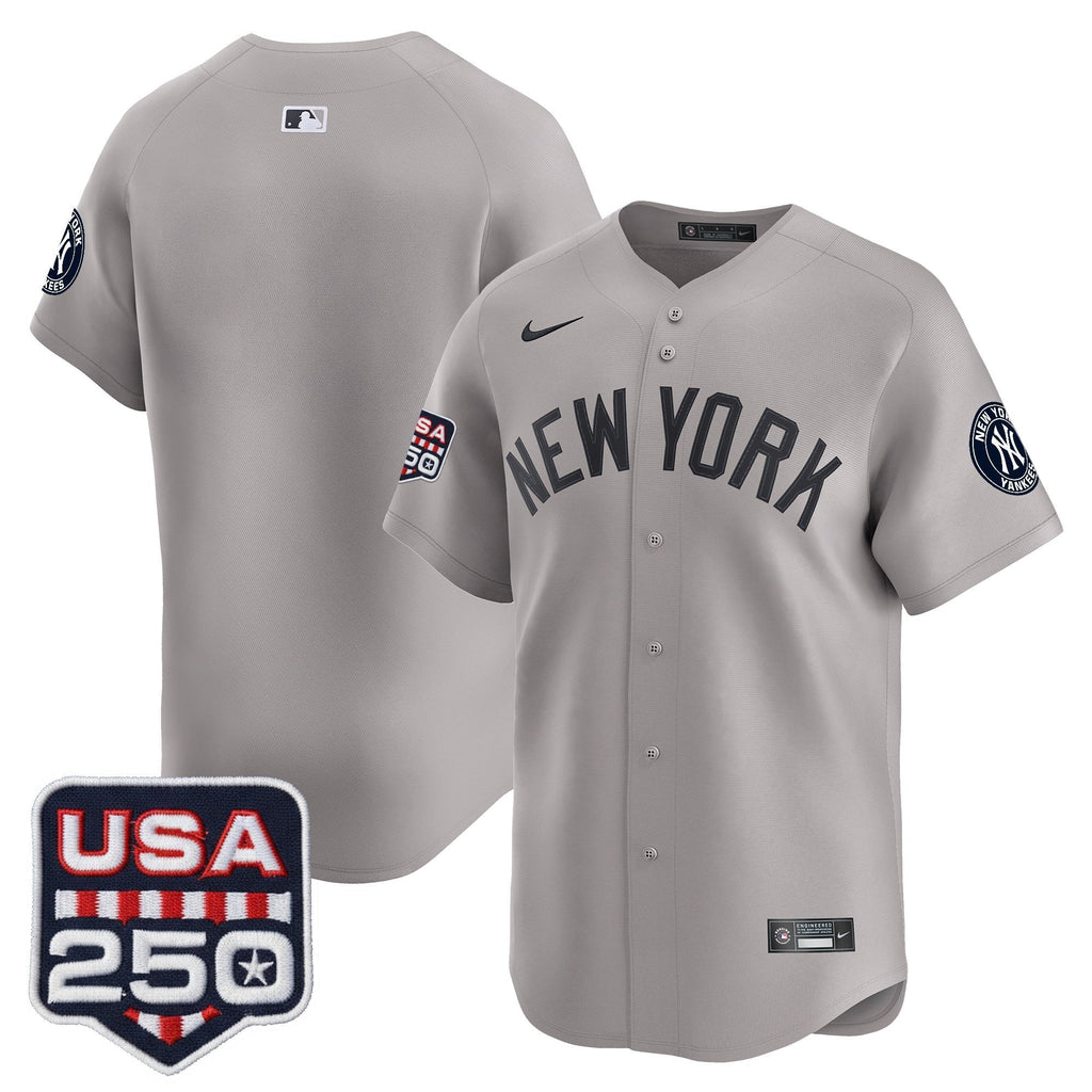NYY 250America Patch Vapor Premier Limited Jersey - All Stitched