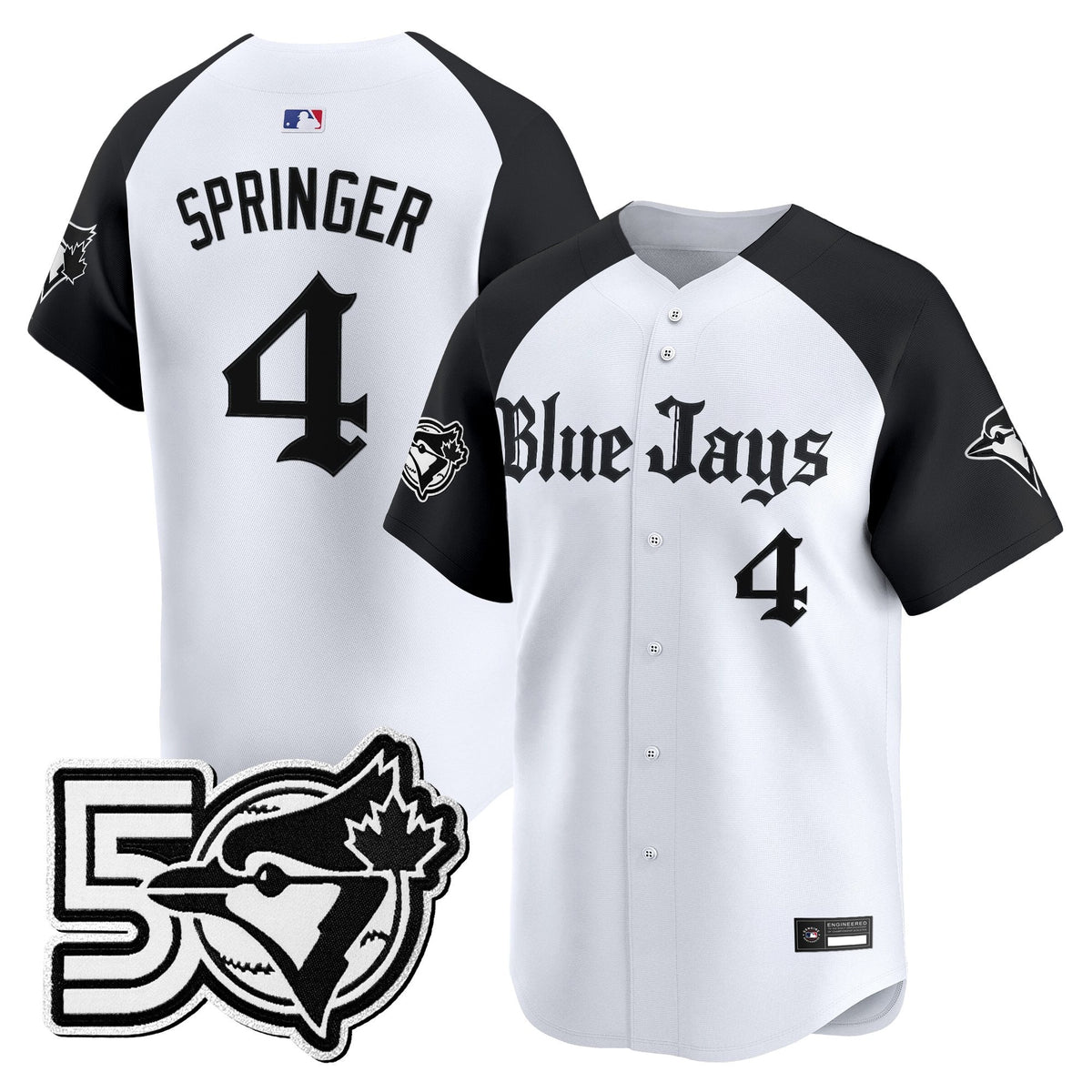 TOR 50 Seasons Patch Vapor Premier Limited Jersey - Gothic North Edition - All Stitched
