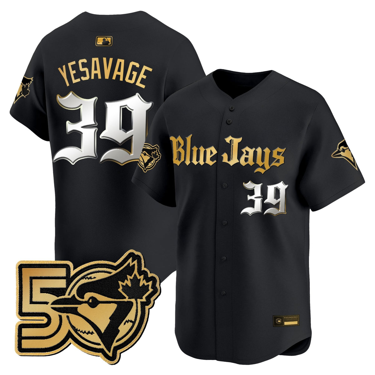 TOR 50 Seasons Patch Vapor Premier Limited Jersey - Gothic North Edition - All Stitched