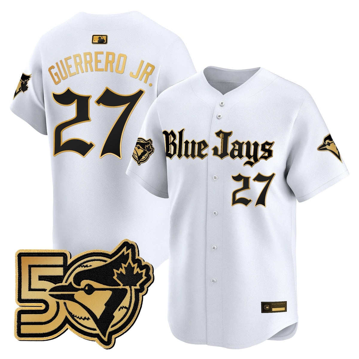 TOR 50 Seasons Patch Vapor Premier Limited Jersey - Gothic North Edition - All Stitched
