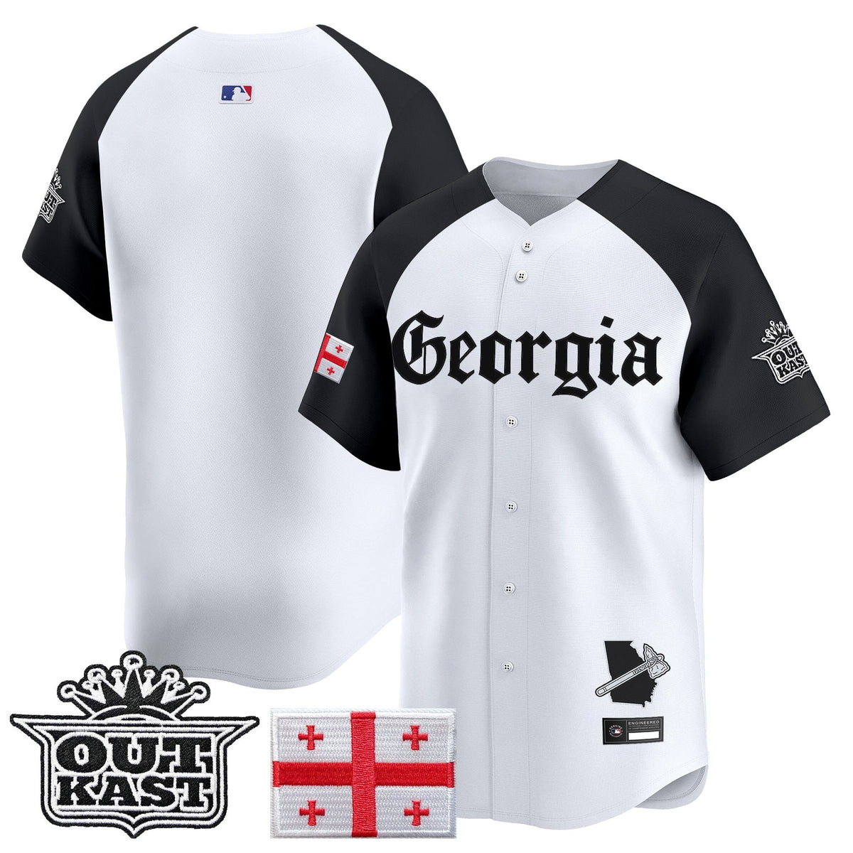 ATL 'Georgia x Outkast Gothic Edition' Vapor Premier Limited Jersey - All Stitched