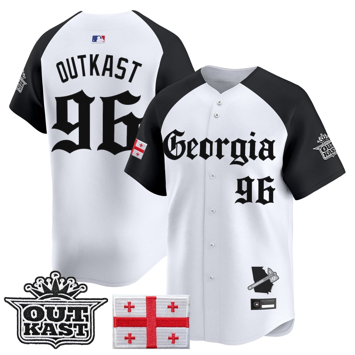 ATL 'Georgia x Outkast Gothic Edition' Vapor Premier Limited Jersey - All Stitched