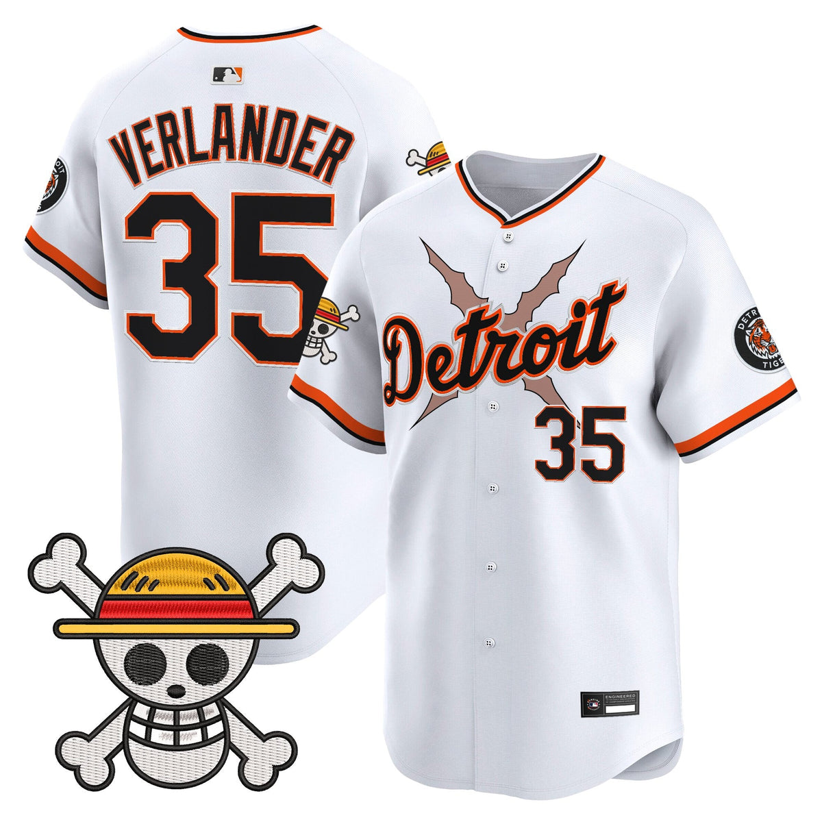 DET x  OP Vapor Premier Limited Jersey - Stitched
