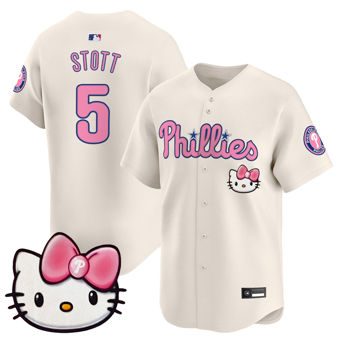 Philadelphia Phillies Hello Kitty Vapor Premier Limited Jersey â All Stitched