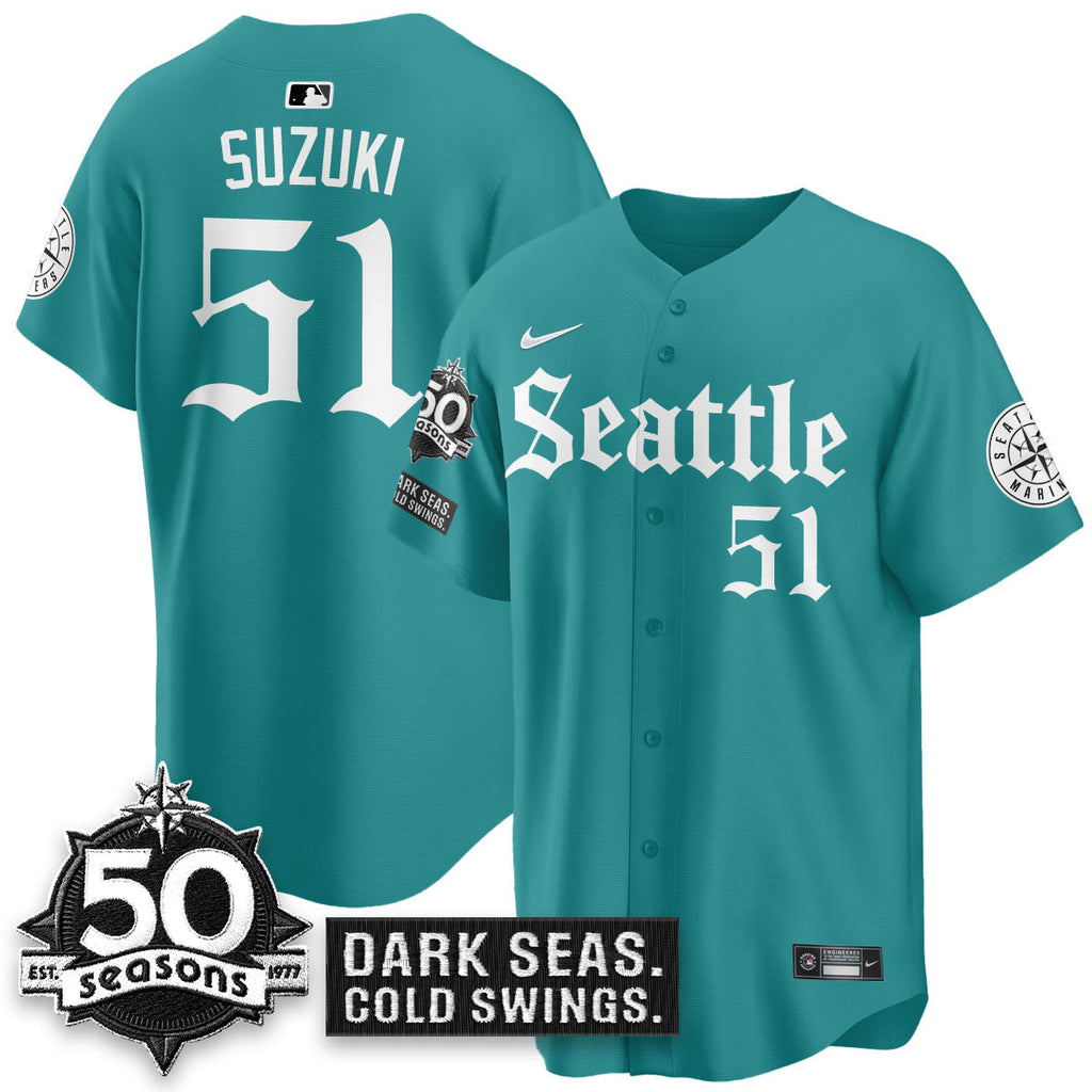 SEA 'Gothic Edition' Vapor Premier Limited Men Jersey - 50th Anniversary - All Stitched