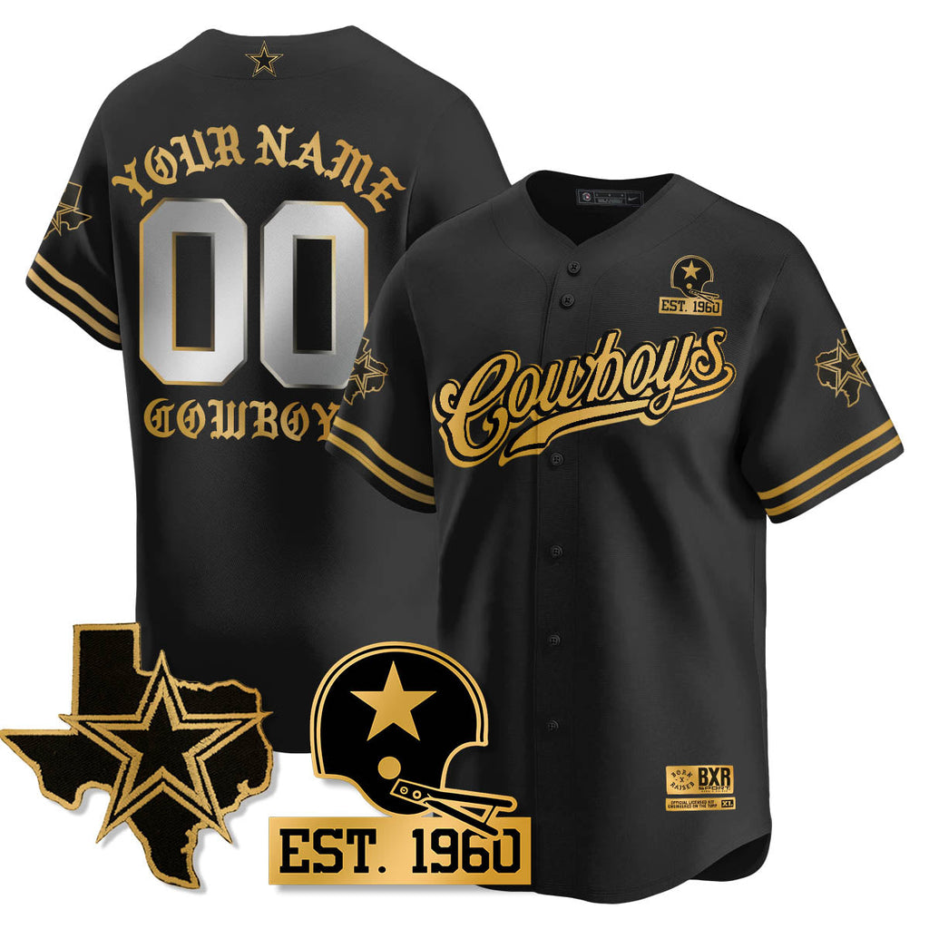 DAL Born x Raised Baseball Jersey - All Stitched