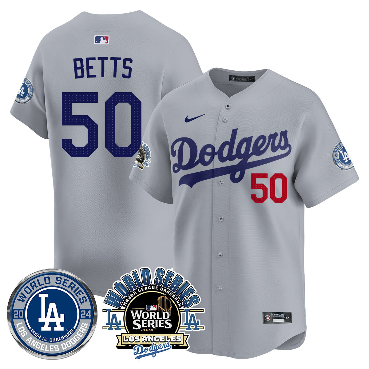 LAD World Series 2024 Jersey - All Stitched