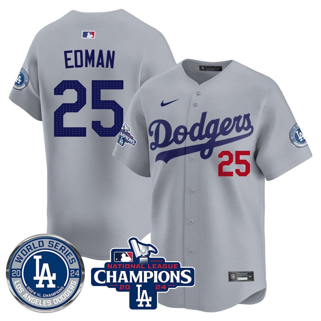 LAD World Series NL Champions Jersey - All Stitched