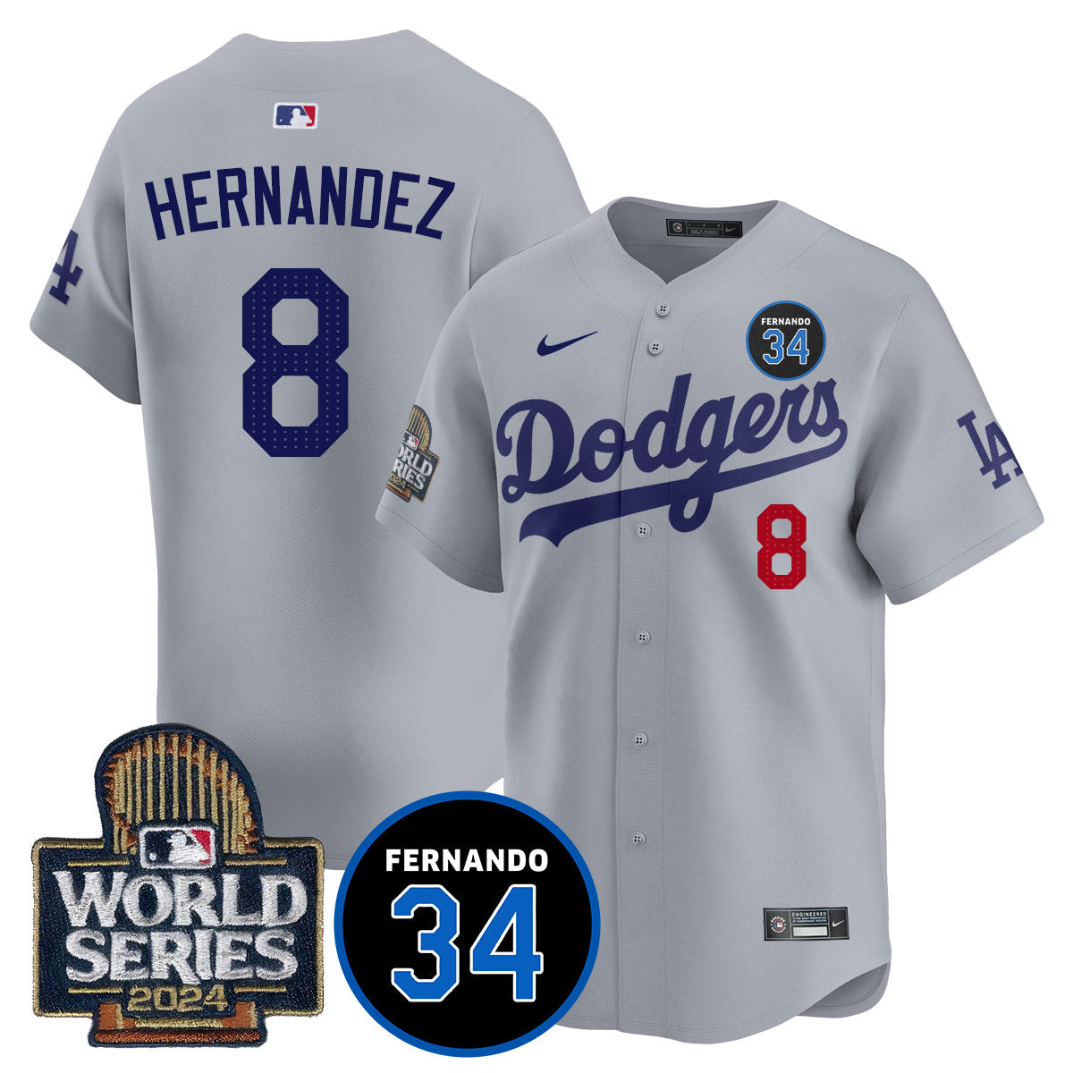 Dodgers Fernando Valenzuela Memorial Jersey - All Stitched
