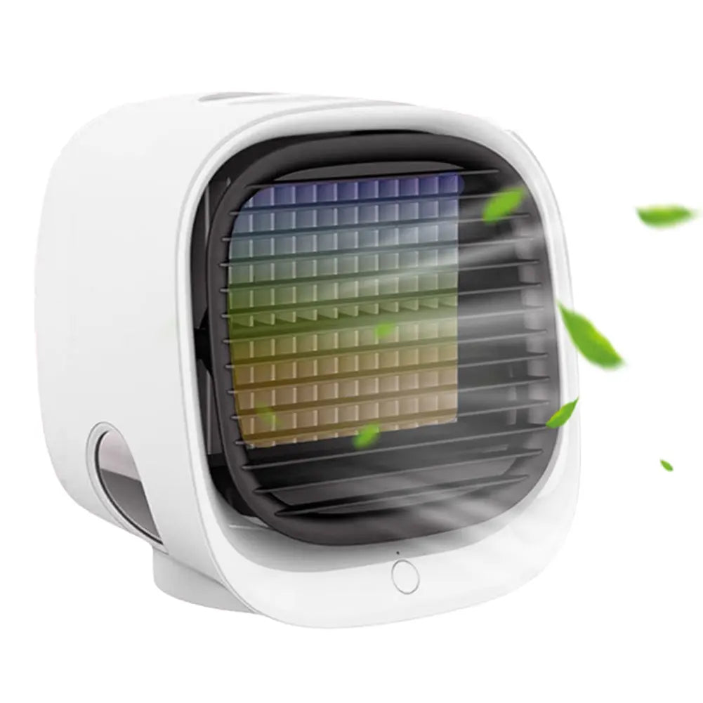 Portable Household Office Mini Desktop Air Conditioning Humidification Negative Ion USB Mini Water Air Cooler Fan